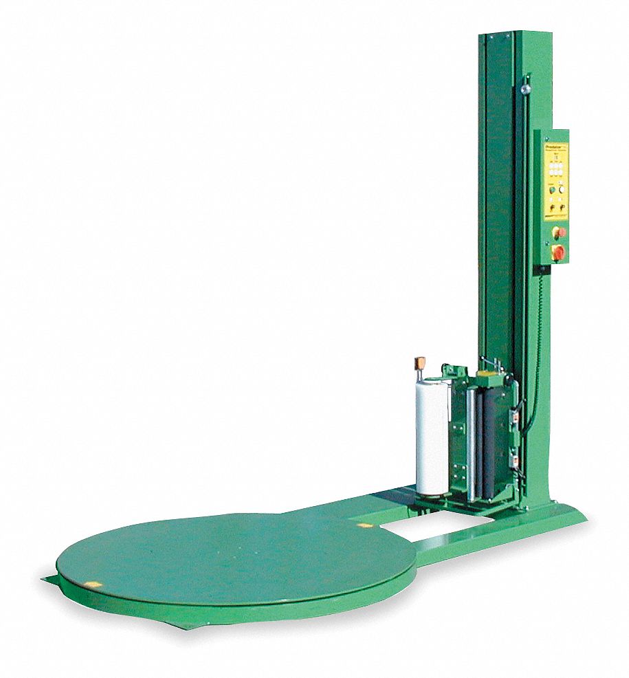 Stretch Wrap Machine: Stretch Wrap Machine, 20 to 25 Loads Wrapped per Hour, 15 A Current