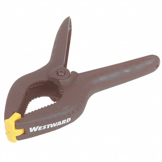 WESTWARD, Pivoting Jaw Tip, Plastic, Spring Clamp - 3KB97|3KB97 - Grainger