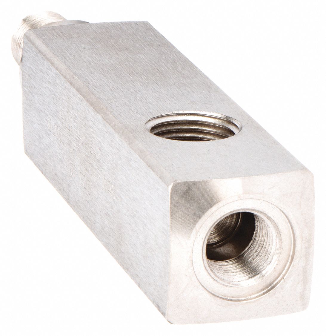 ADAPTATEUR JAUGE,1/2X3/8X3/8PO NPTF