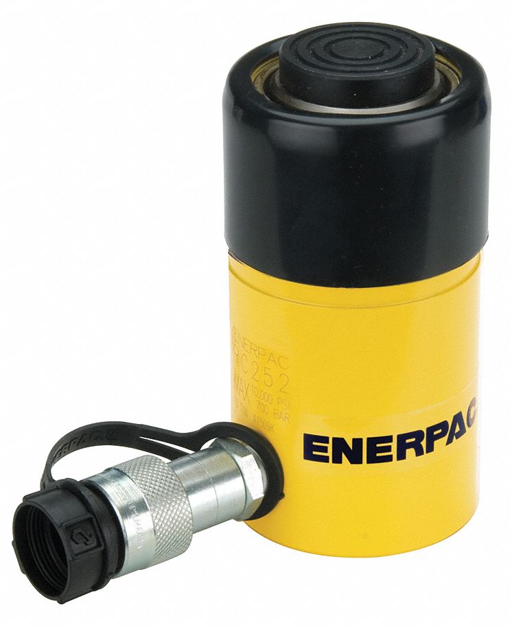 ENERPAC Hydraulic Ram Single Acting, 5 ton Nominal Capacity, 9 in