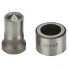 PUNCH AND DIE SET, 0.50 IN/0.50 IN/0.78 IN CIRCLE HOLE, M18, FOR HYDRAULIC PUNCHES