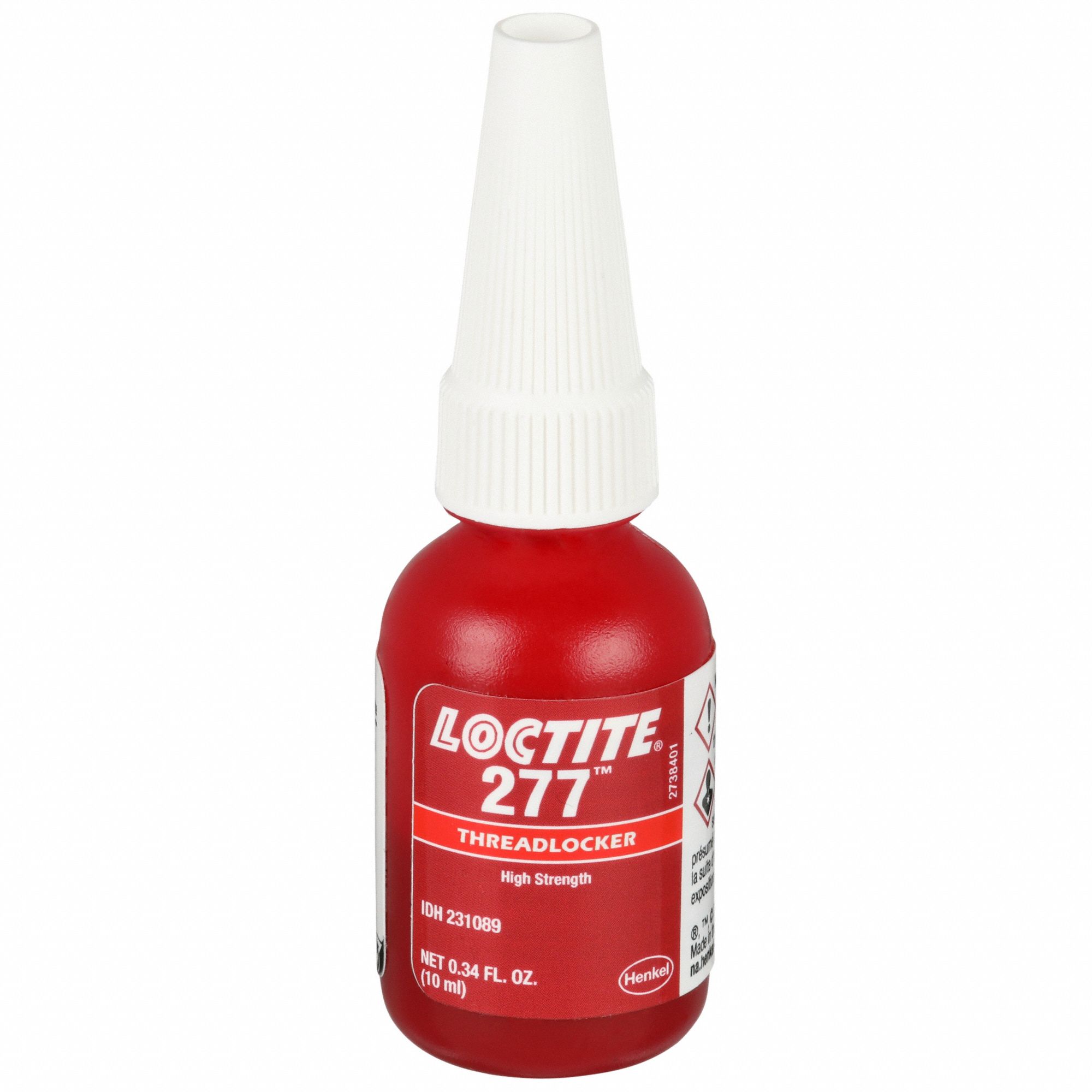 LOCTITE, 277, Red, HighStrength Threadlocker 3KE48231089 Grainger