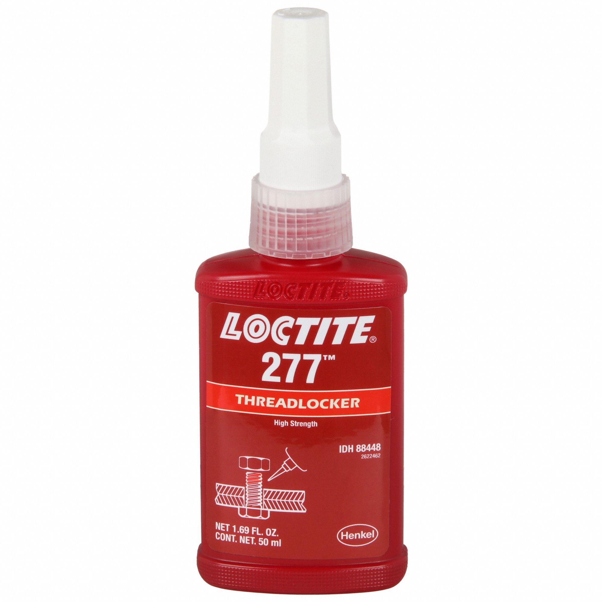 LOCTITE, 277, Red, HighStrength Threadlocker 3KE4988448 Grainger