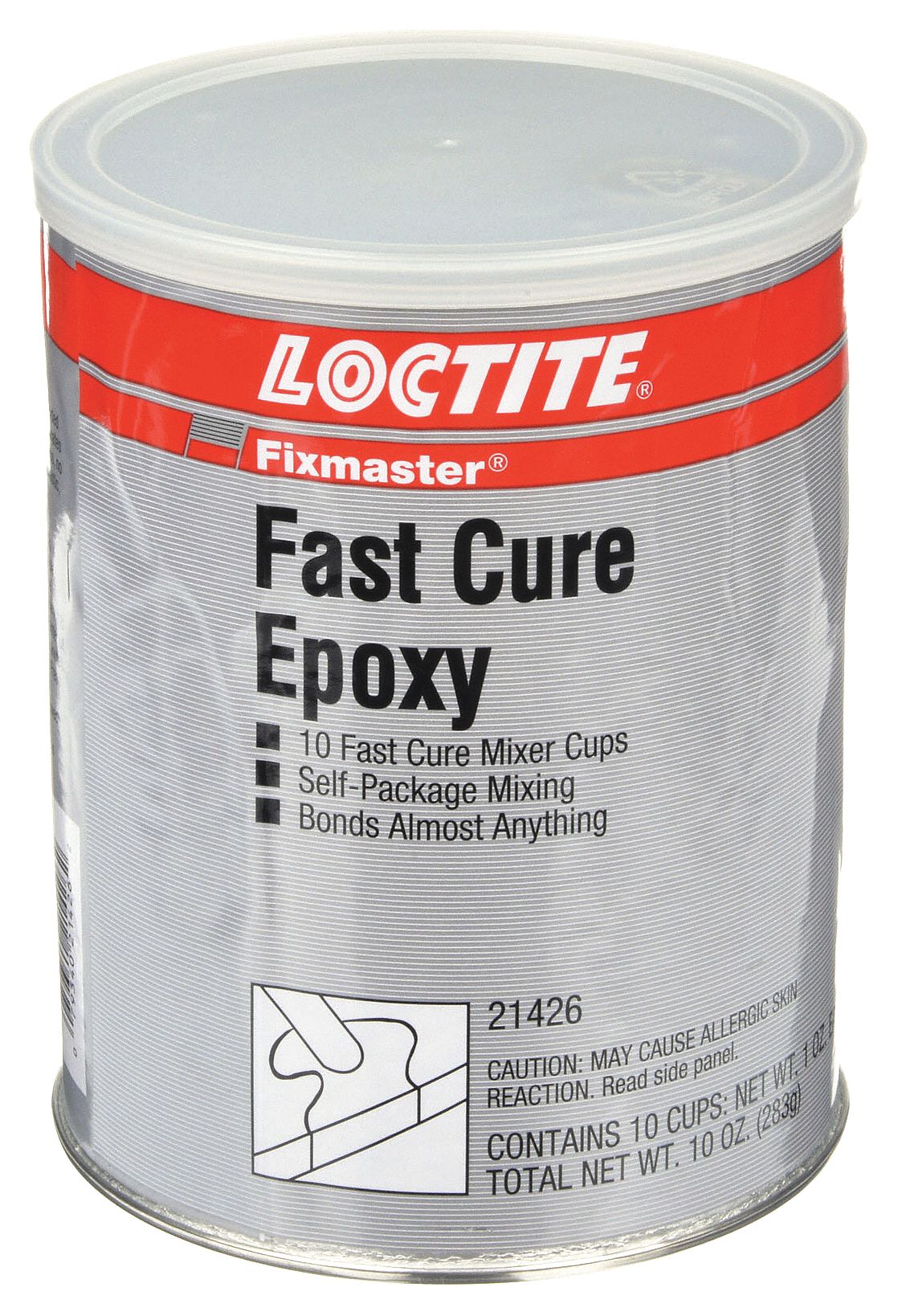 Loctite 21425 Fixmaster Fast Cure Epoxy, Mixer Cup - 4gm, 10 Cups