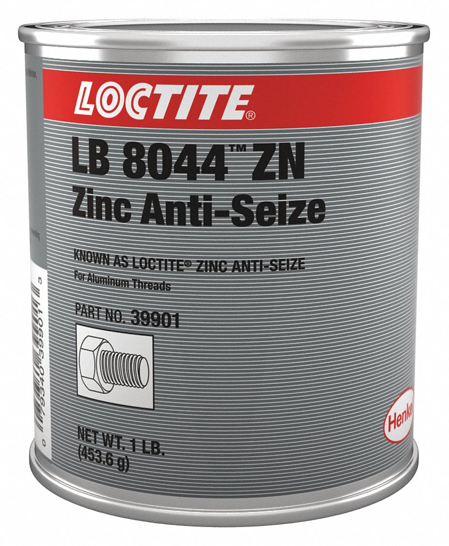 Loctite General Purpose Anti Seize 1 Lb Can Zinc Paste Lb 8044 F 750 F 3ke62 Grainger