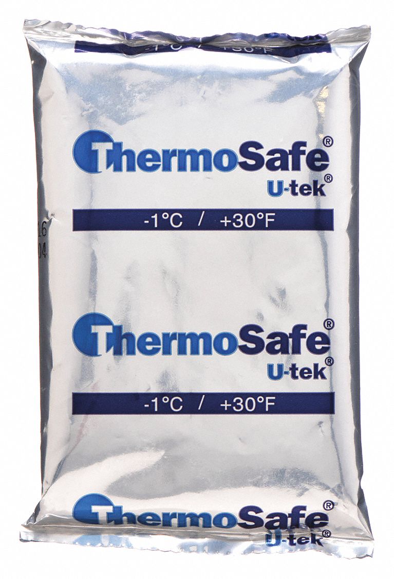 THERMOSAFE, 32 oz Wt, 9 1/4 in Lg, Cold Pack 3KEG6598 Grainger