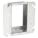 PLASTER RING, 1½ IN RAISED H, STEEL, 1½ IN OVERALL L, 4 IN OVERALL W