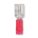 FEMALE DISCONNECT, RED, NYLON, PARTIAL COVERAGE, 22 AWG TO 18 AWG WIRE SIZE RANGE, 100 PK