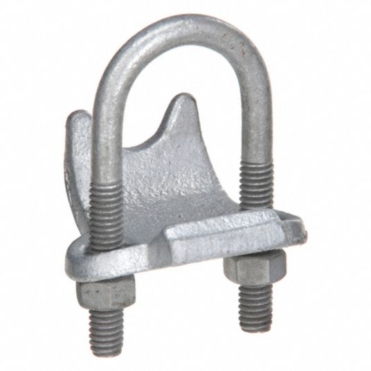 Malleable Iron, 1 1/2 in Trade Size, Right Angle Beam Clamp