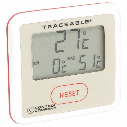 Traceable Thermometer/Clock/Humidity Monitor