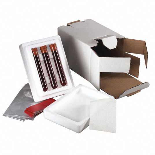 White, 33, Lab Tube Mailer - 3KGL7|473 - Grainger