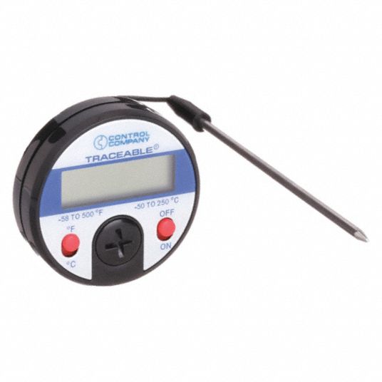 Control Company Traceable Digital Thermometers with Stainless-Steel