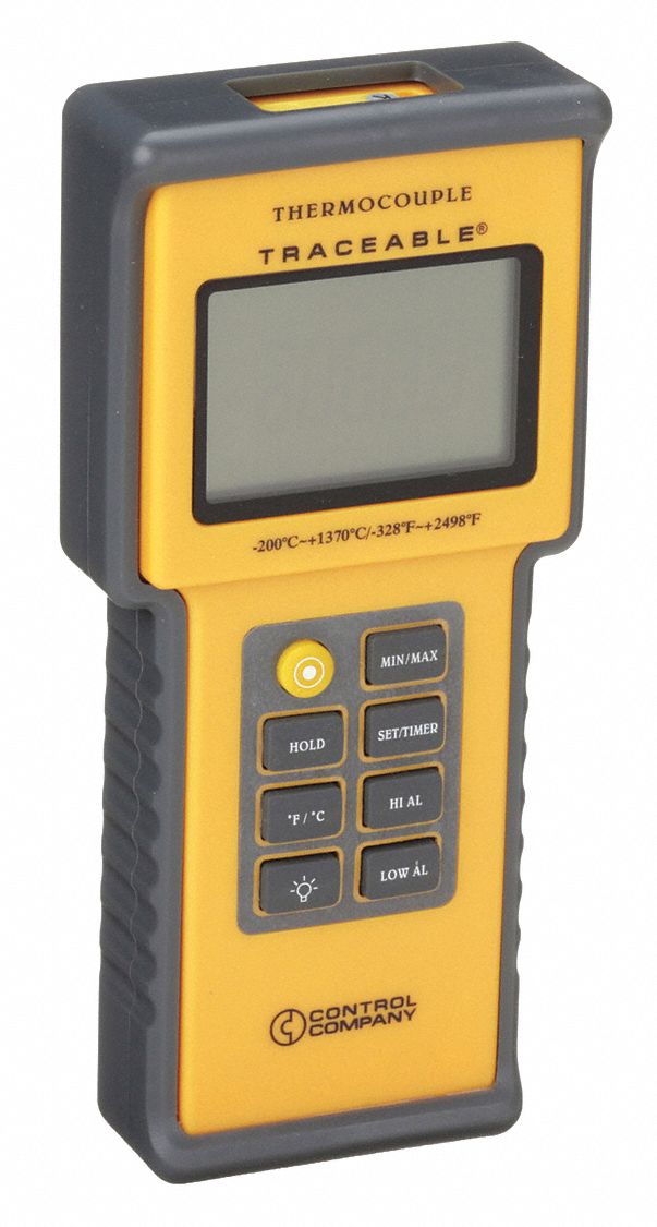 TEST PRODUCTS INTL., Thermocouple Temp Meter with Min/Max