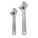 TR CLE REGLABLE 6 PO,10 PO CHROME,2 MCX