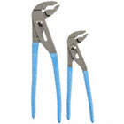 TONGUE AND GROOVE PLIER SET,DIPPED,2PCS.