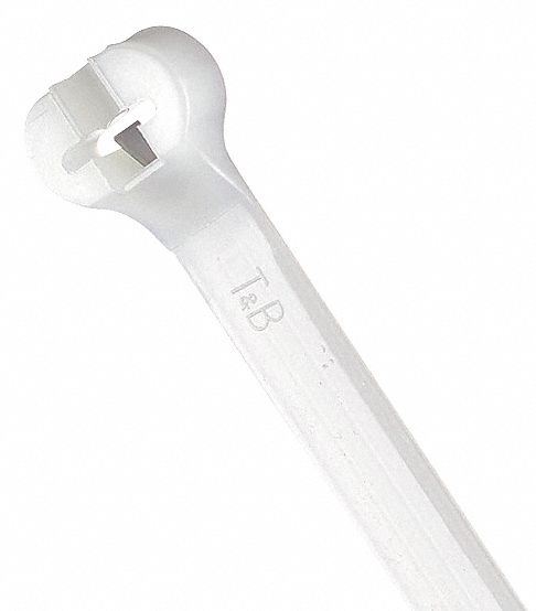 CABLE TIE, 30½ IN L, 9 IN MAX BUNDLE, 0.27 IN W, NATURAL, 50 PK