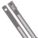 CABLE TIE, 12 IN L, 4 IN MAX BUNDLE, 0.28 IN W, SILVER, 100 PK