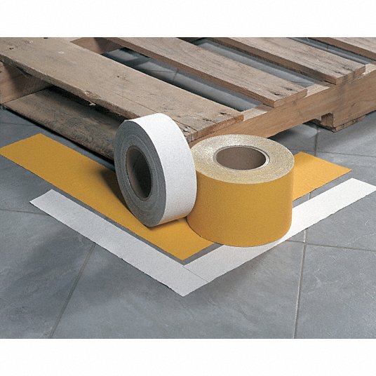 Pavement Marking Tape: Yellow, 150 ft Lg, 4 in Wd