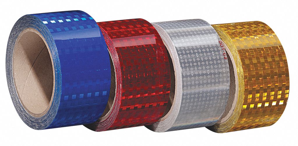 Reflective Tape, 30 ft Length Grainger