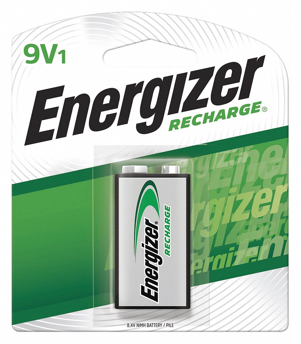 ENERGIZER Batería Recargable 9V Recharge 8.4V DC Paquete con 1 - Baterías  Recargables Estándar - 3KKL2