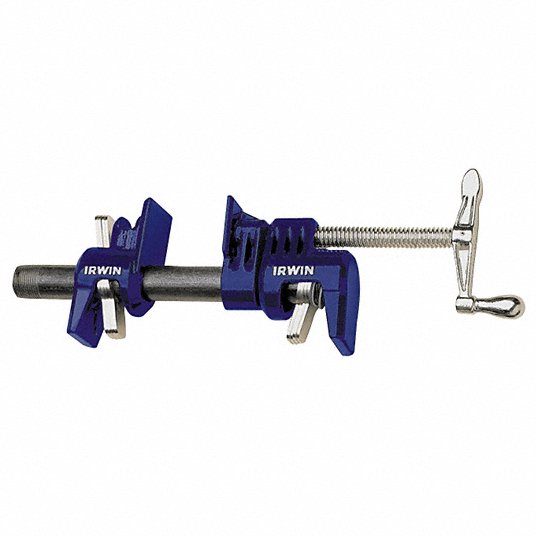 Heavy Duty Pipe Clamp: 1 1/2 in Throat Dp (In.), 1,000 Nominal Clamping Pressure