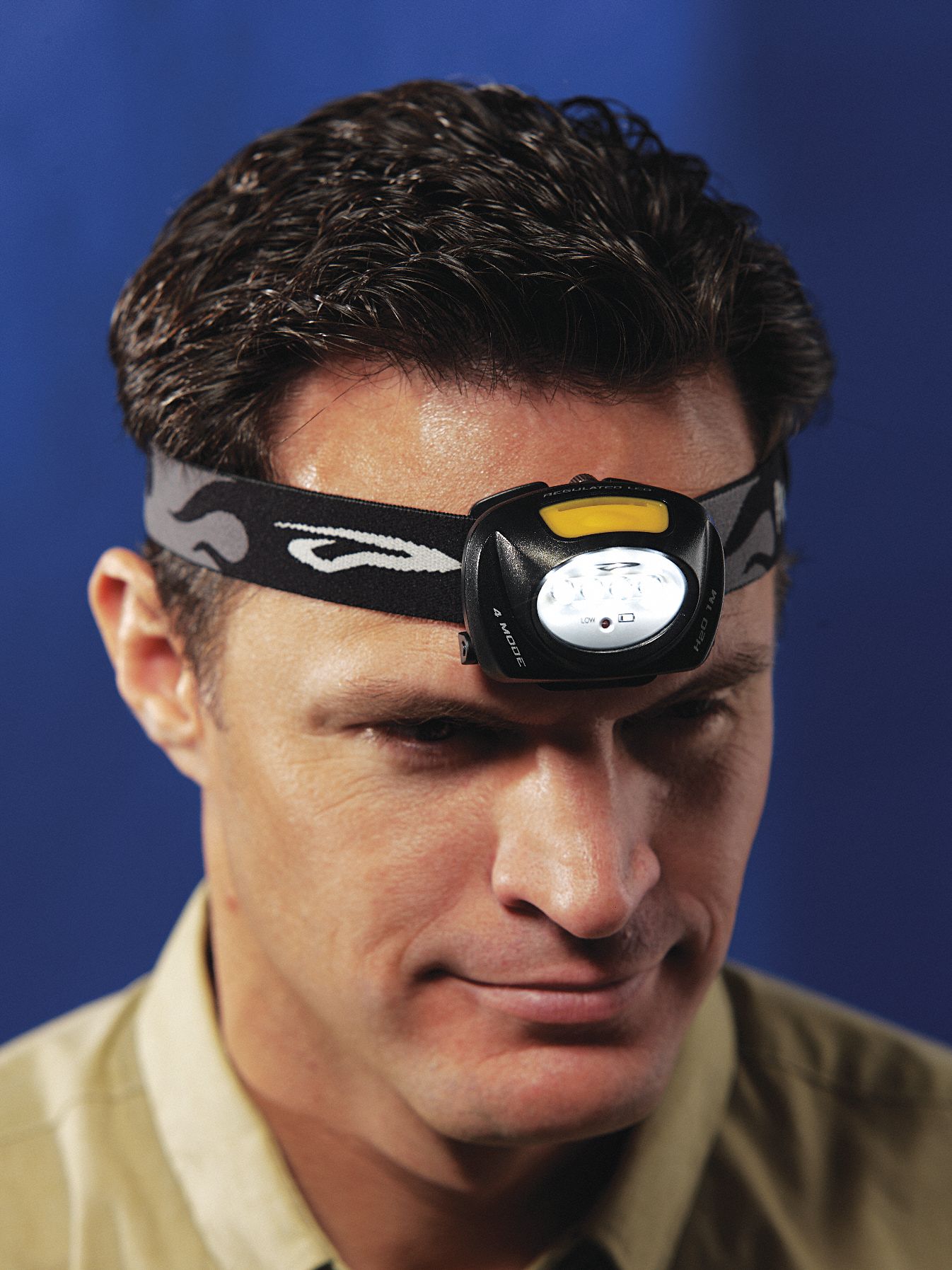 PRINCETON TEC Industrial Headlamp, LED, Black 3KKX4QUADIND Grainger