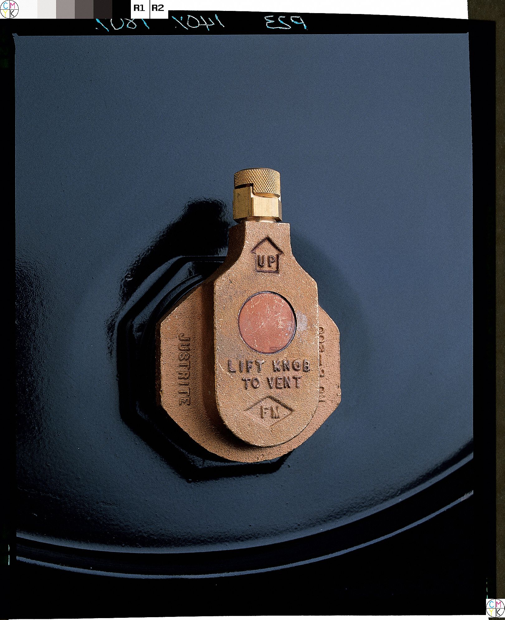 GRAINGER APPROVED DRUM VENT, END OF DRUM BUNG, BRASS 3KLC508300