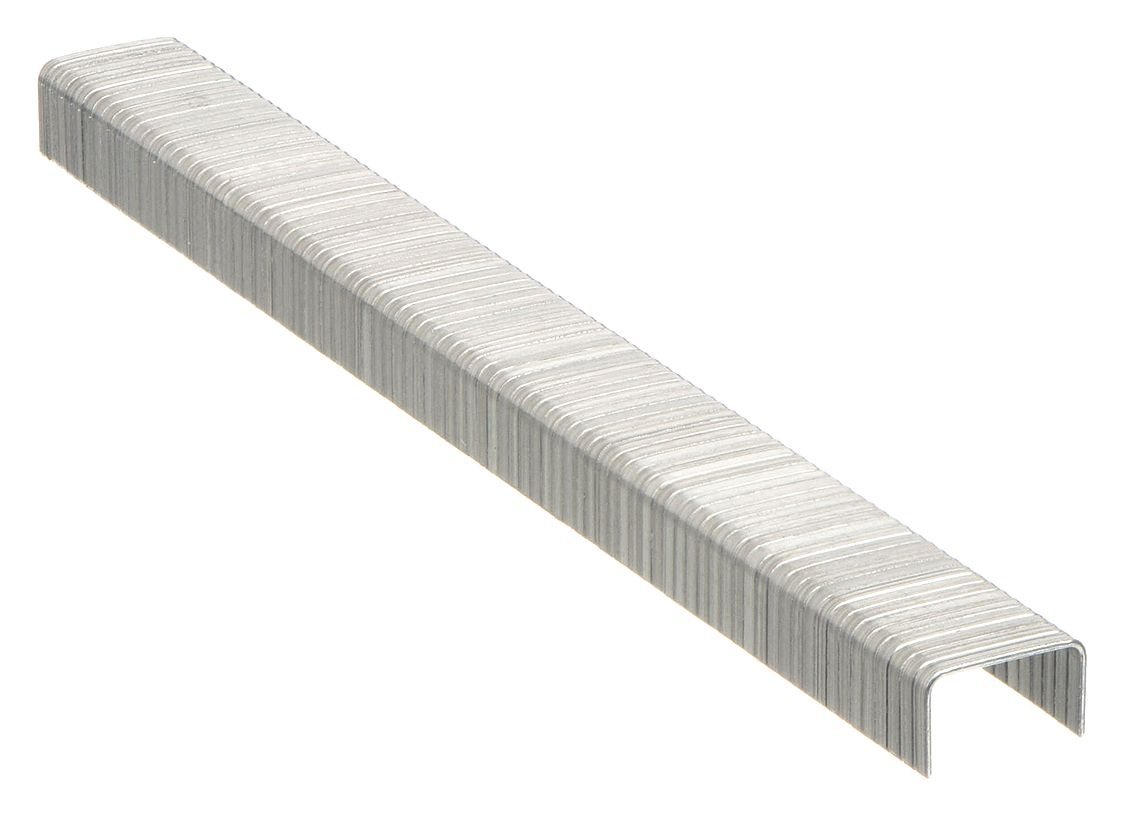 STAPLES, STEEL, ¼ IN LEG L, 27/64 IN CROWN, 24 GA, FOR TRE550/PHT250C STAPLERS