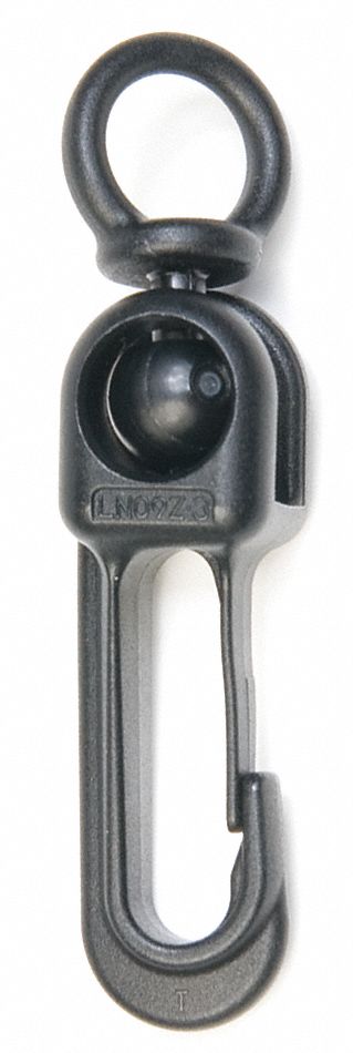 Badge Holder: Horizontal/Vertical, 1 1/2 in Overall Ht, 1/2 in Overall Wd, 1/4 in Overall Dp, 10 PK