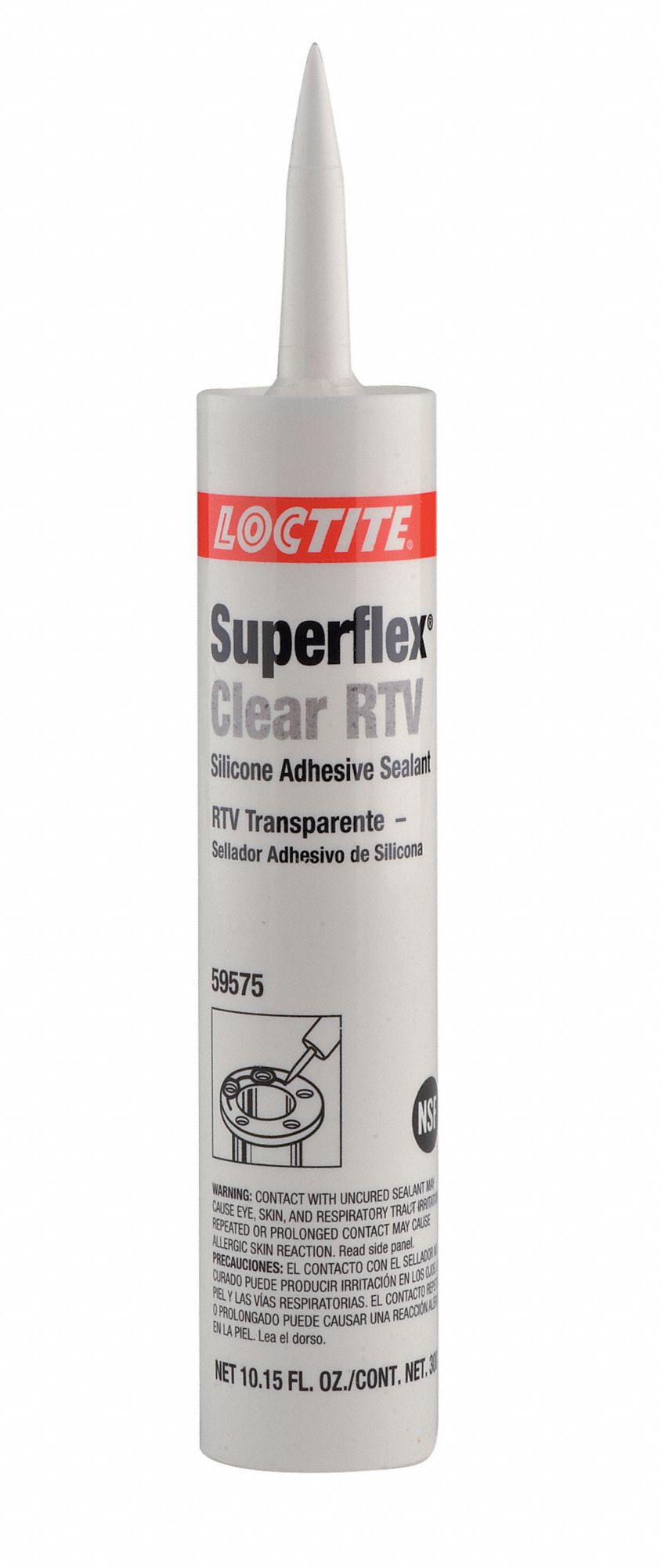 LOCTITE RTV Silicone Sealant Gen Purpose, 65 to 450°F Temp. Range, 24