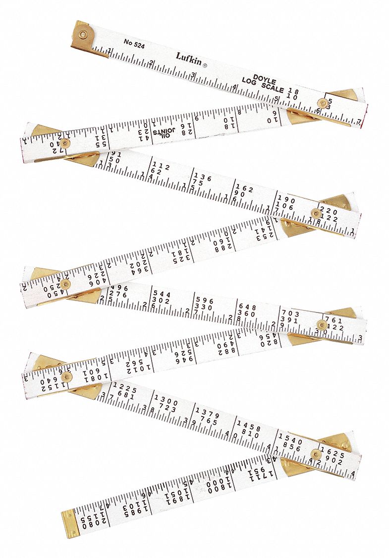 Doyle Log Folding Rule,Length 48 In Grainger