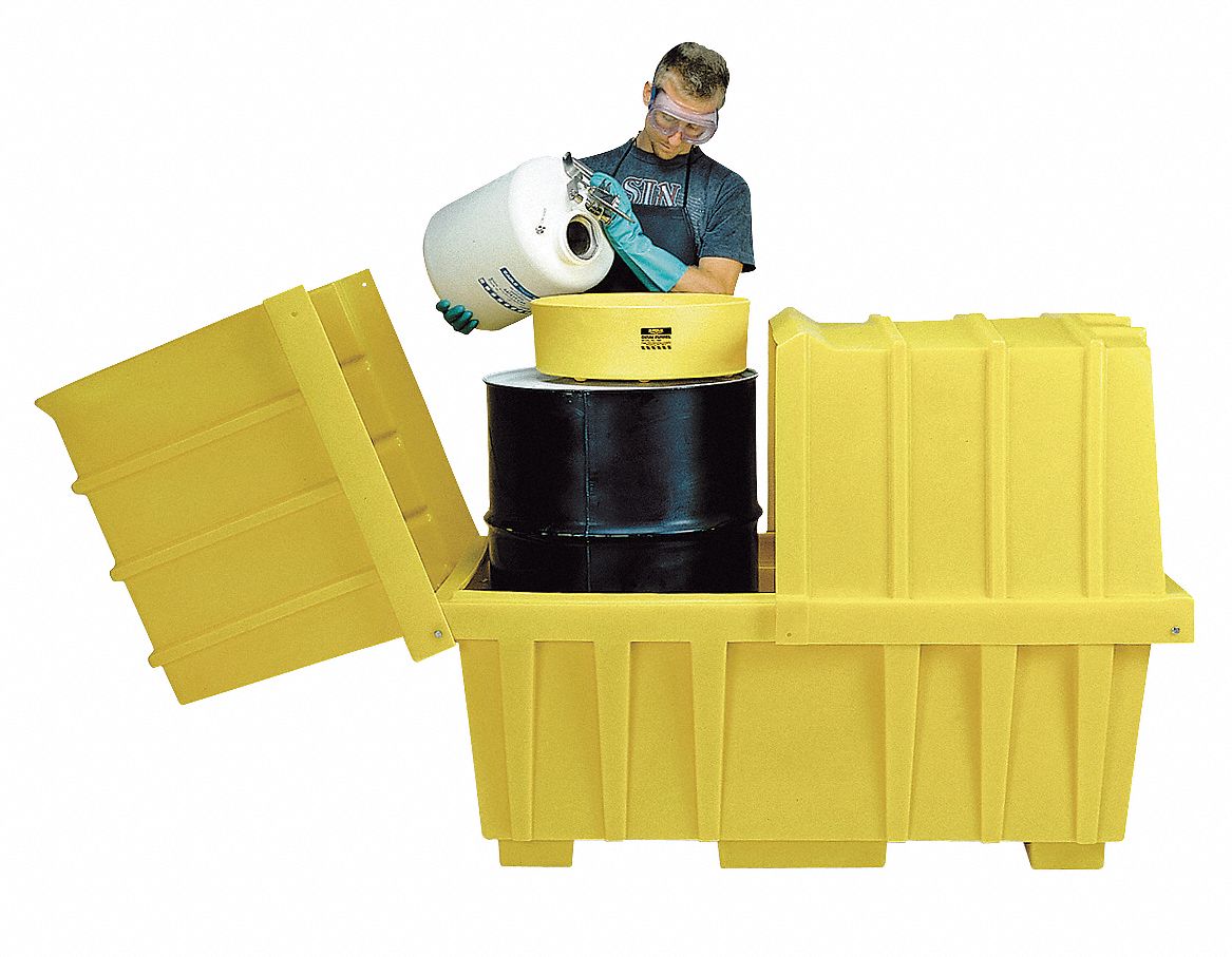 3KN25 - Covered Drum Spill Containment 46 in H