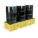 DRUM SPILL CONTAINMENT PALLET, FOR 3 DRUMS, 78 GAL CAPACITY, 6,000 LB LOAD CAPACITY
