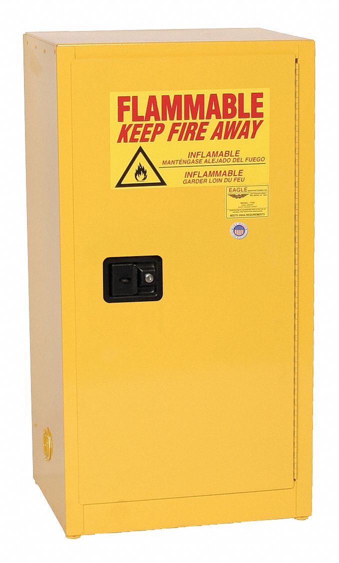 EAGLE 16 gal Flammable Manual Safety Door Type, 44