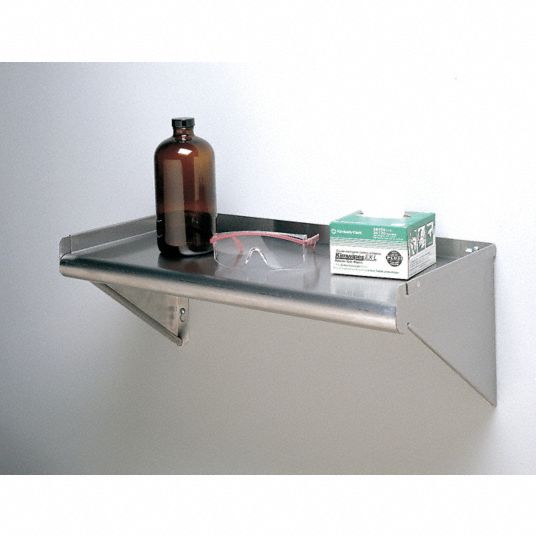 24 x 60 Stainless Steel Wall Mount Shelf