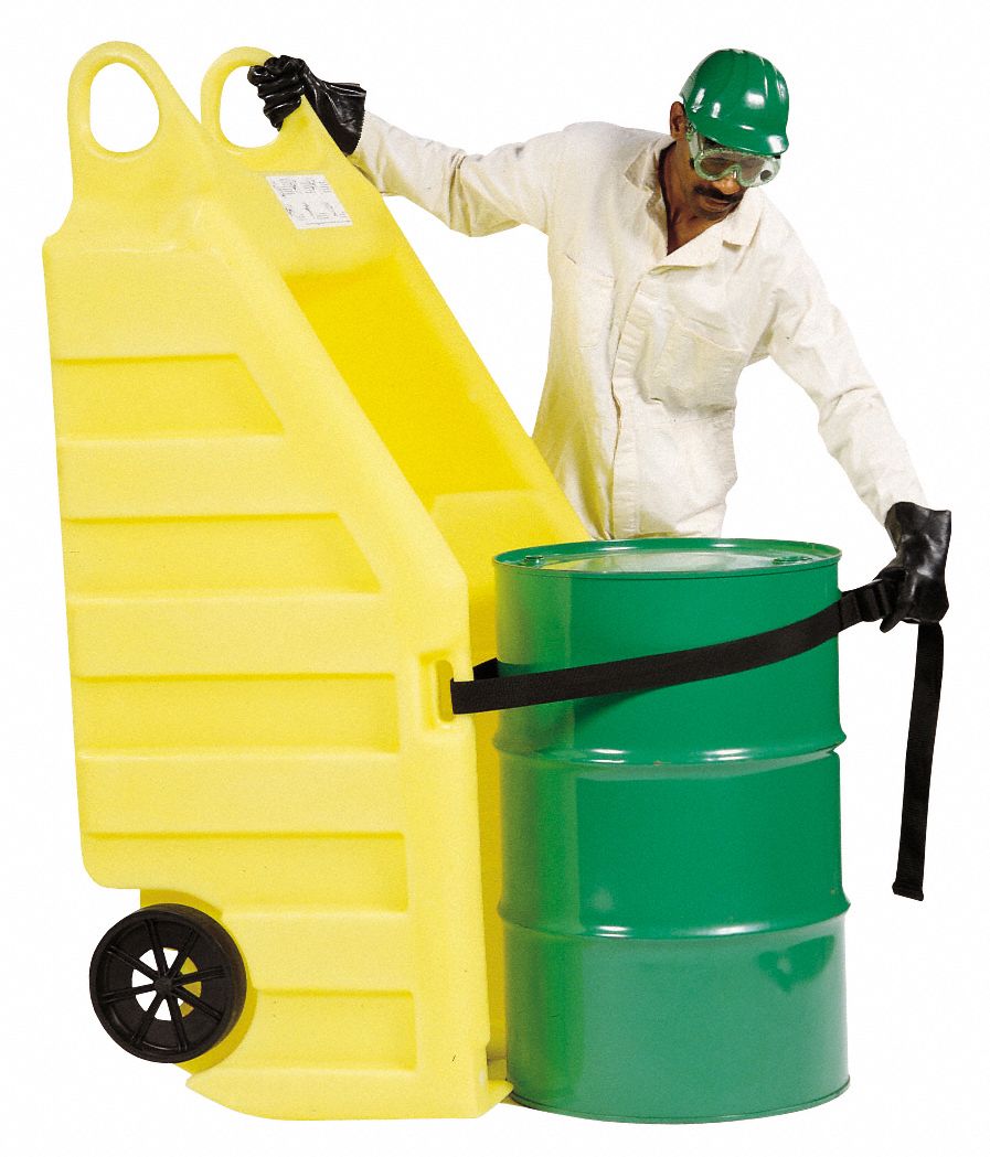 ENPAC Indoor Drum Dispensing and Containment Dolly 55 gal For Drum