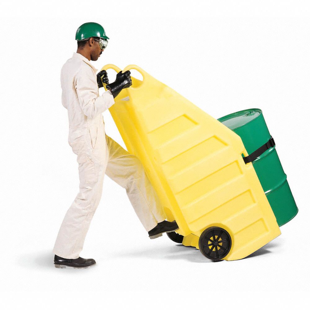 ENPAC Spill Containment Drum Dolly 55 gal For Drum Size, 70 gal Spill