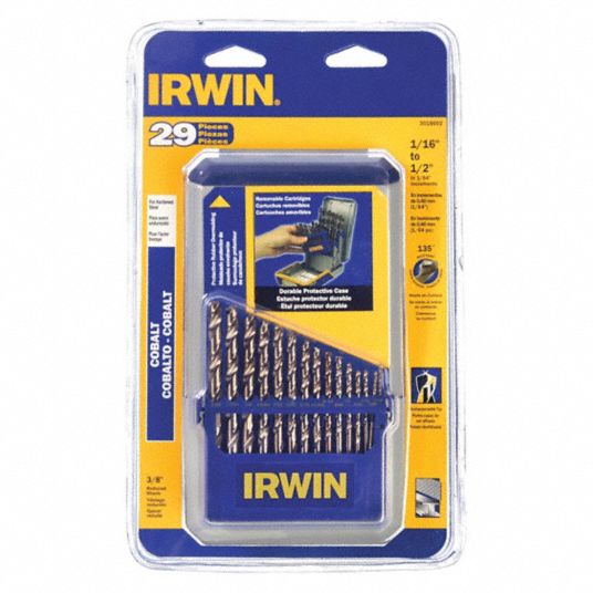 Twist Drill Bit Set, 135° - Grainger