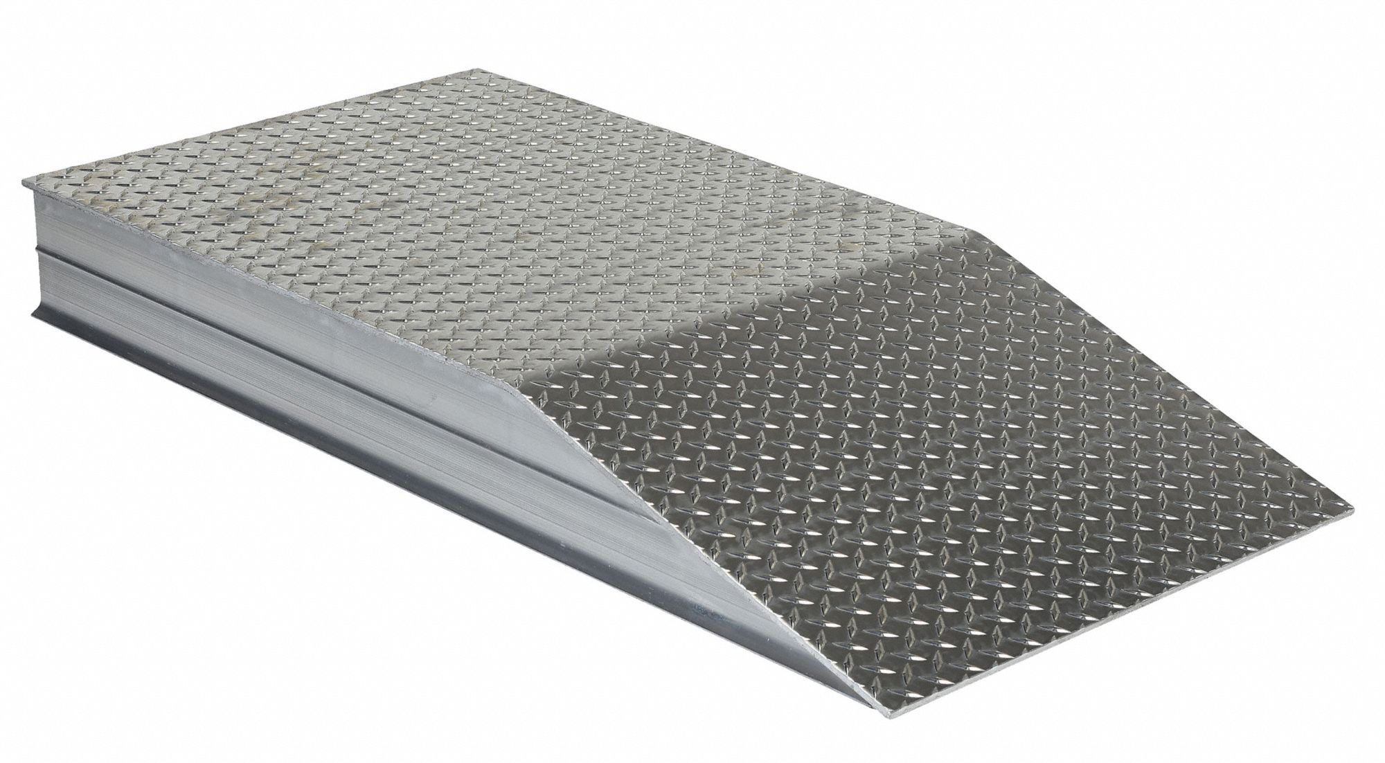 GRAINGER APPROVED 6 inH x 24 inW x 48 inL Welded Aluminum Single Side