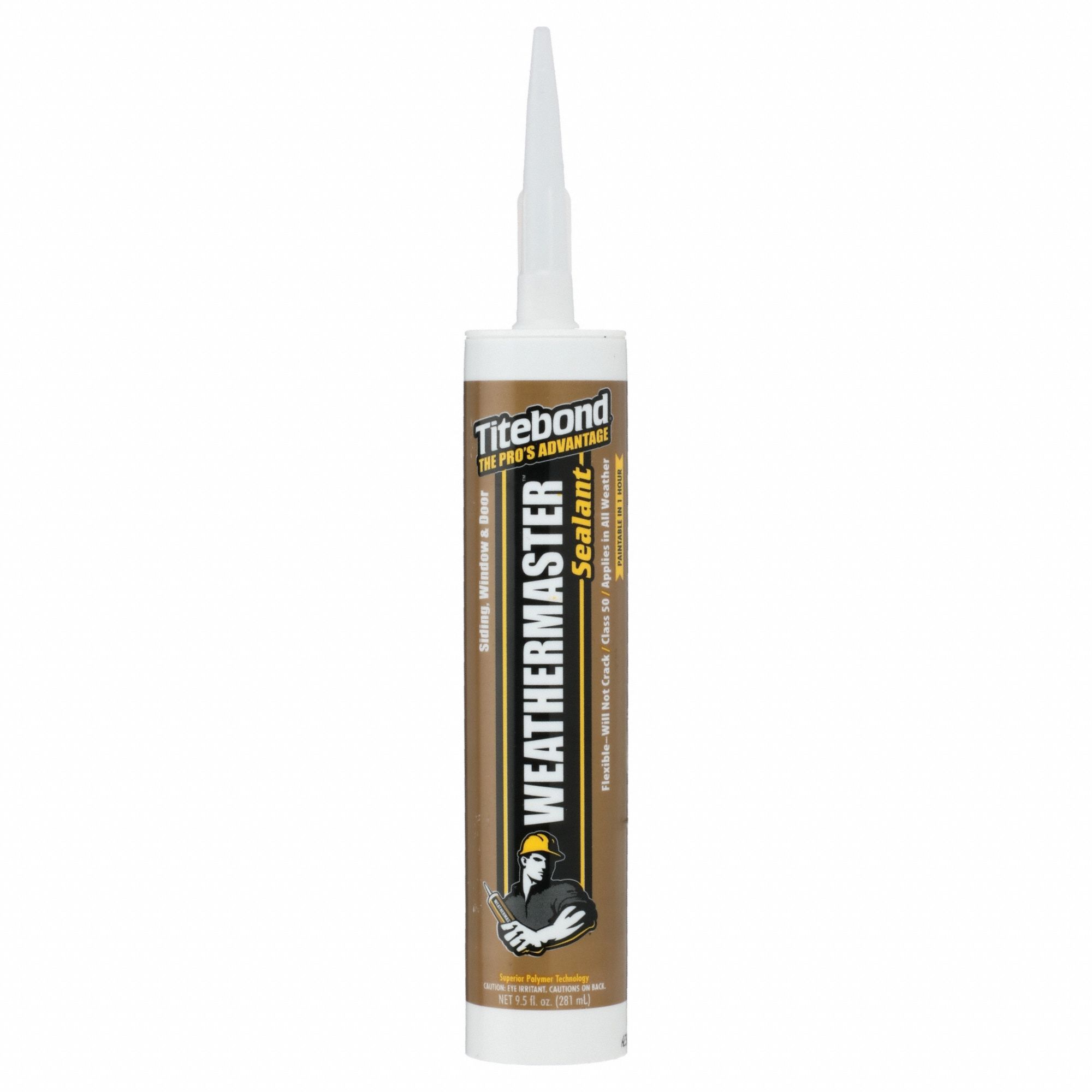 Sealant: Siding, Window & Door, Clay, 10 oz Container Size, Cartridge