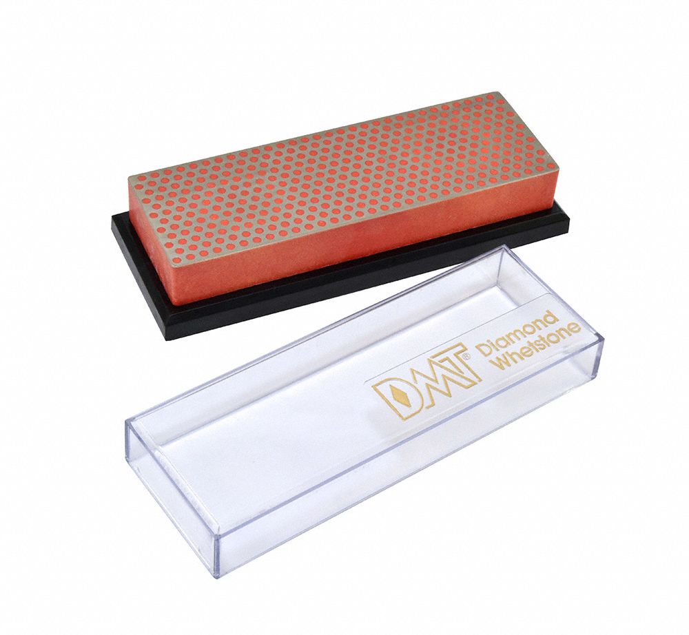 Whestone Sharpening Stone: 6 in L x 2 in W x 3/4 in H, Diamond, Fine