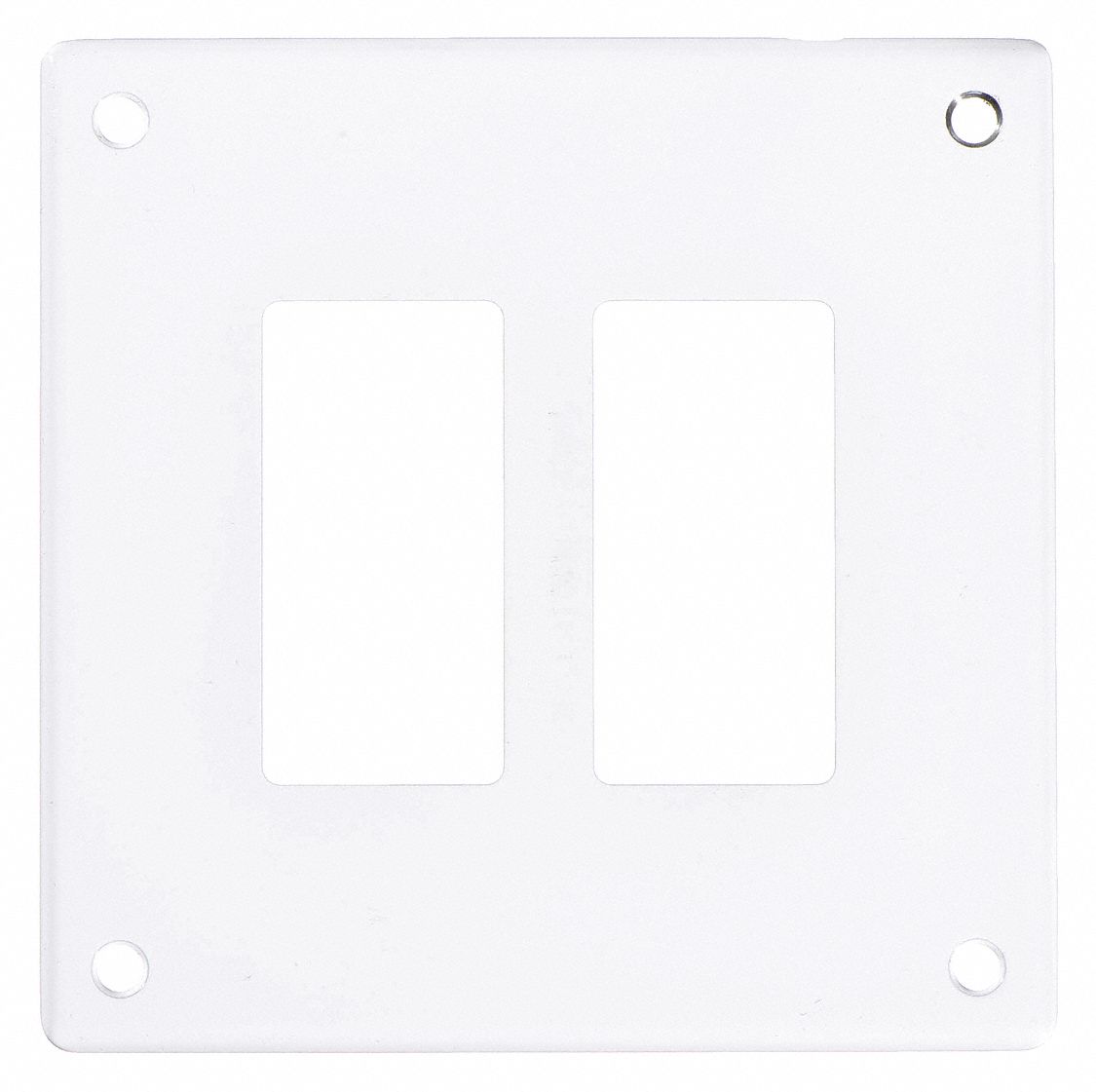 PLAQUE SECURITE 2G 2-GFCI BLANC