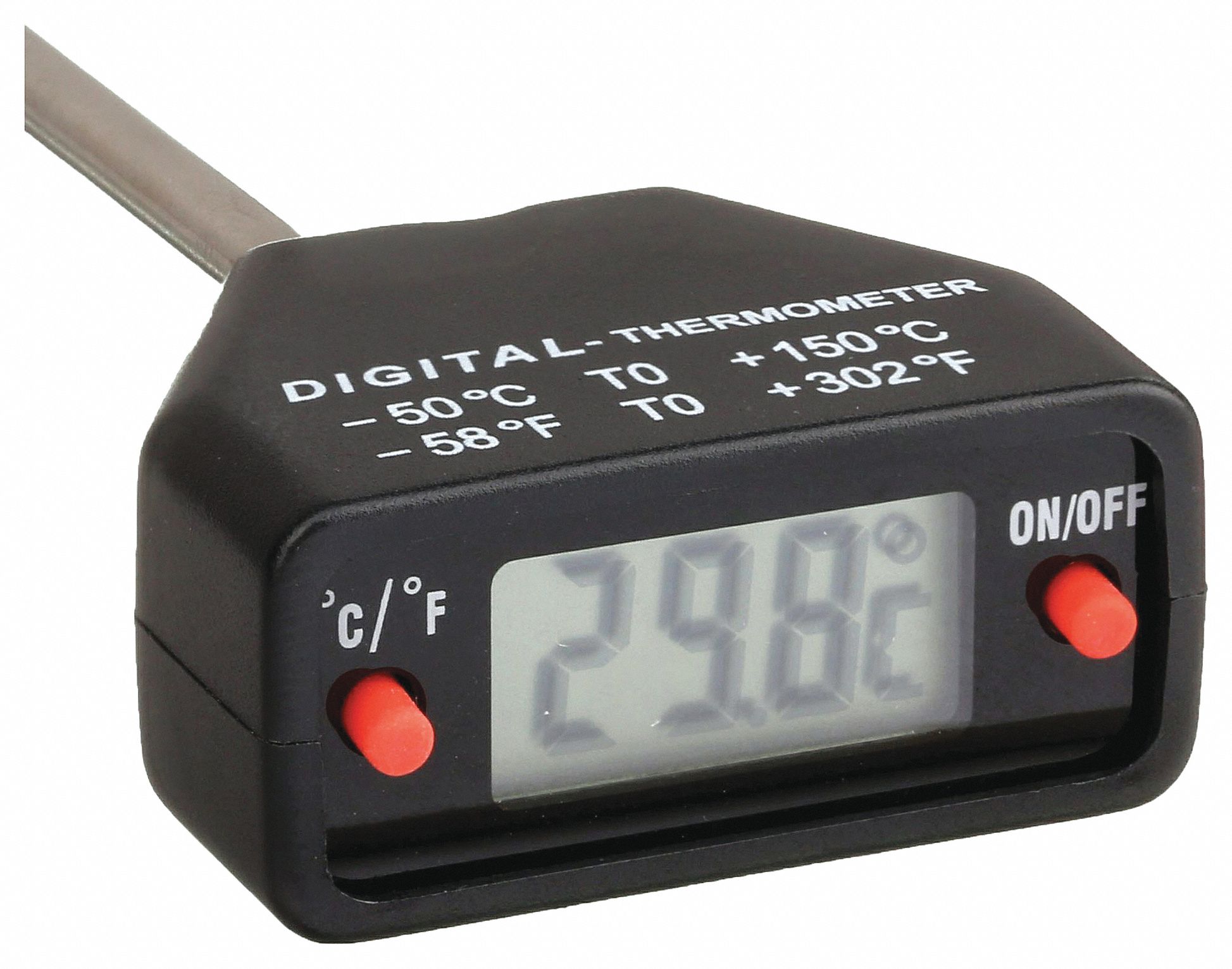 Top Reading T-Handle Style Pocket Thermometer, T-Handle Body, Digital ...