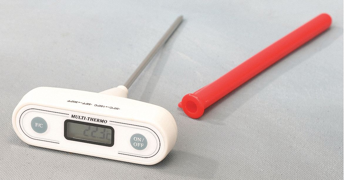 Thermco Deluxe Waterproof Pocket Thermometer. 31/2" Probe