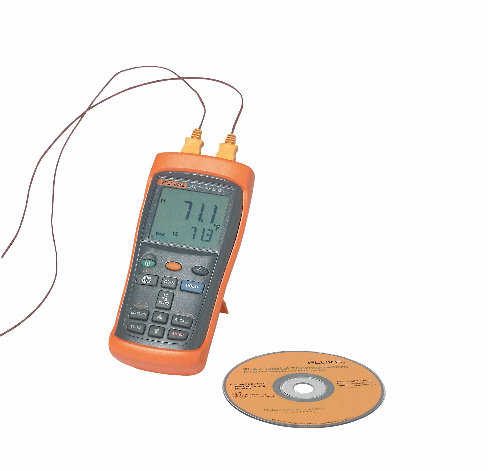 Thermocouple Thermometer 2 Input 
