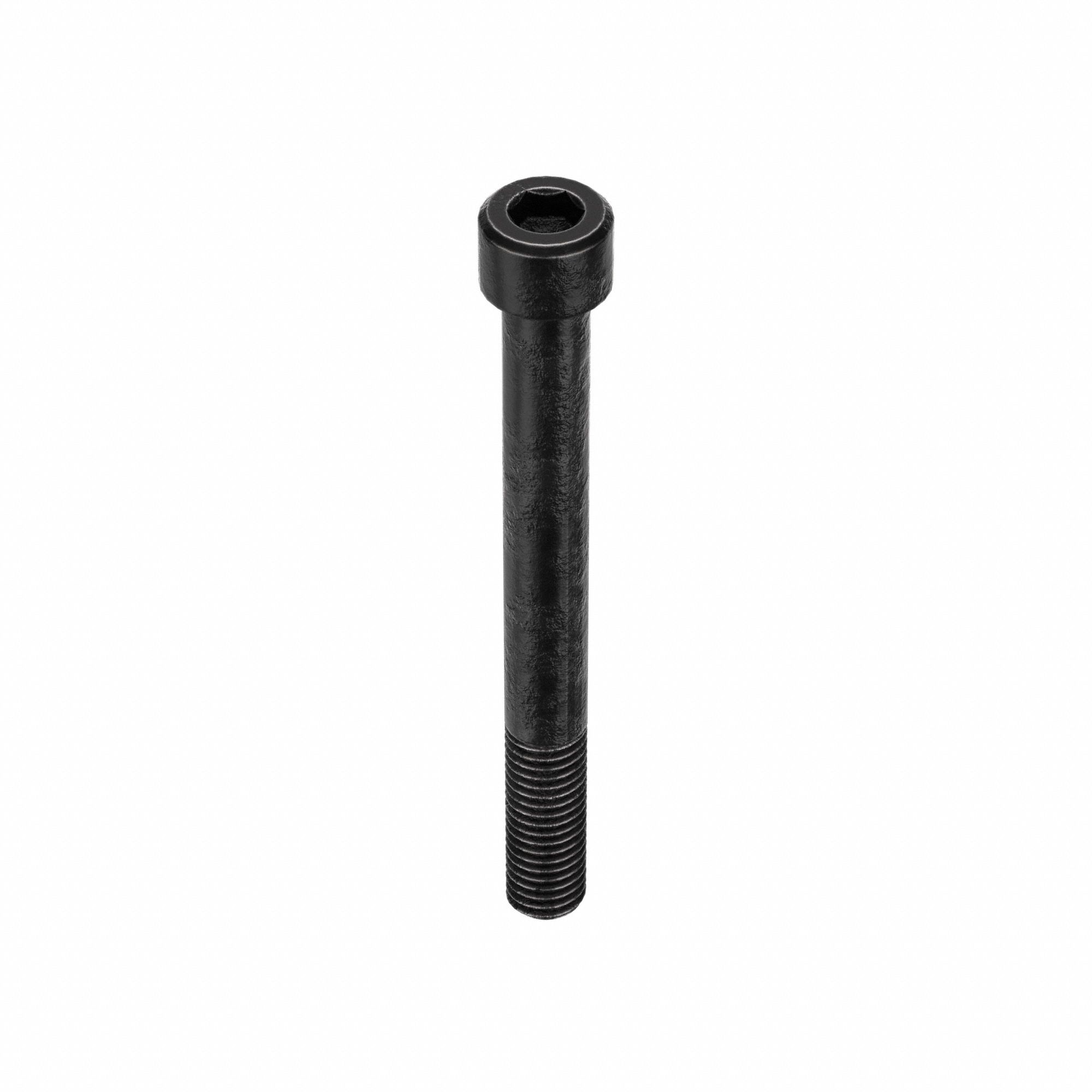 Socket Head Cap Screw: 1/2"-13 Thread Size, 4 3/4 in Lg, Std, Black Oxide, Alloy Steel, 5 PK
