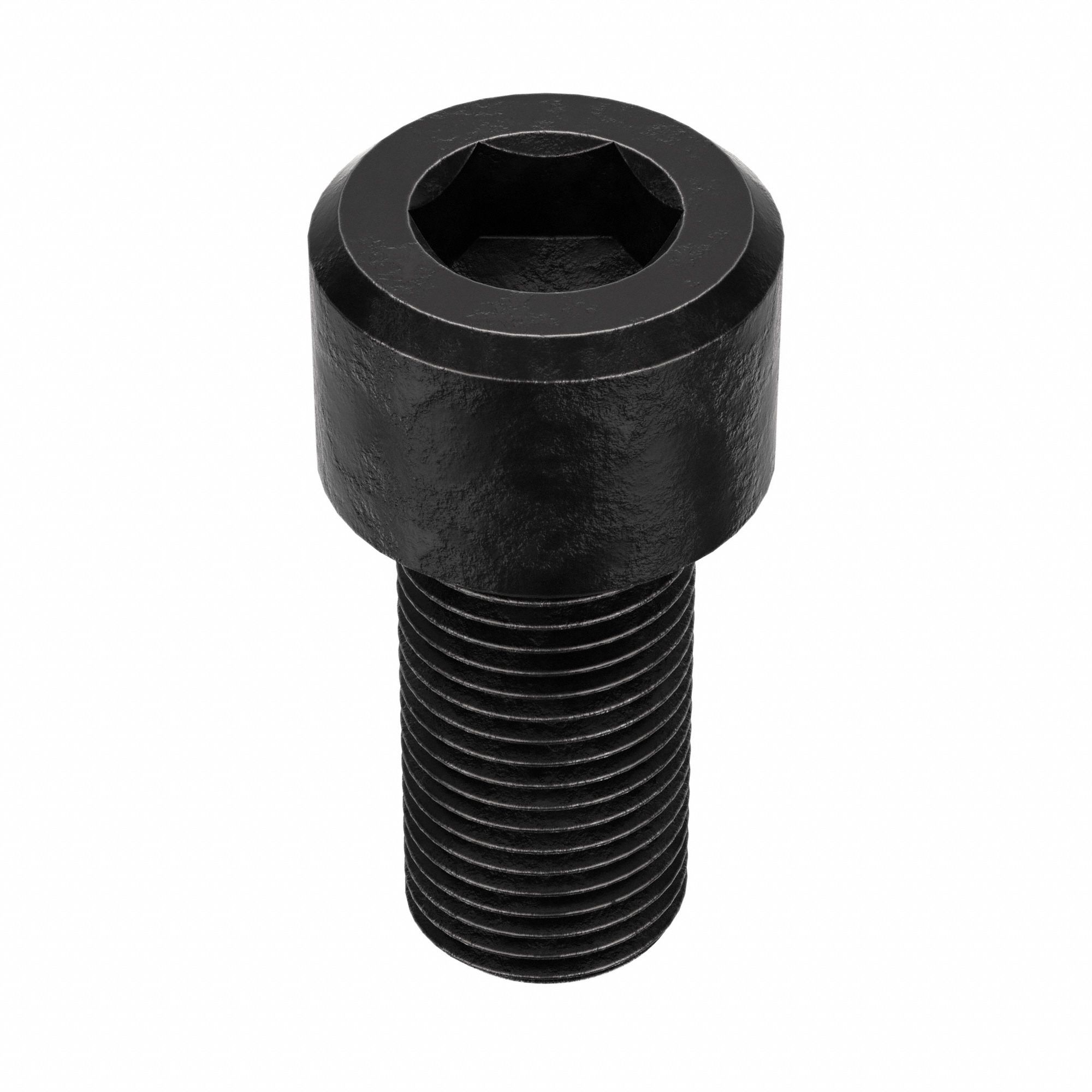 SOCKET HEAD CAP SCREW, ½"-20 THREAD, 1 IN L, STANDARD, BLACK OXIDE, STEEL, ½ IN HEAD H, 10 PK