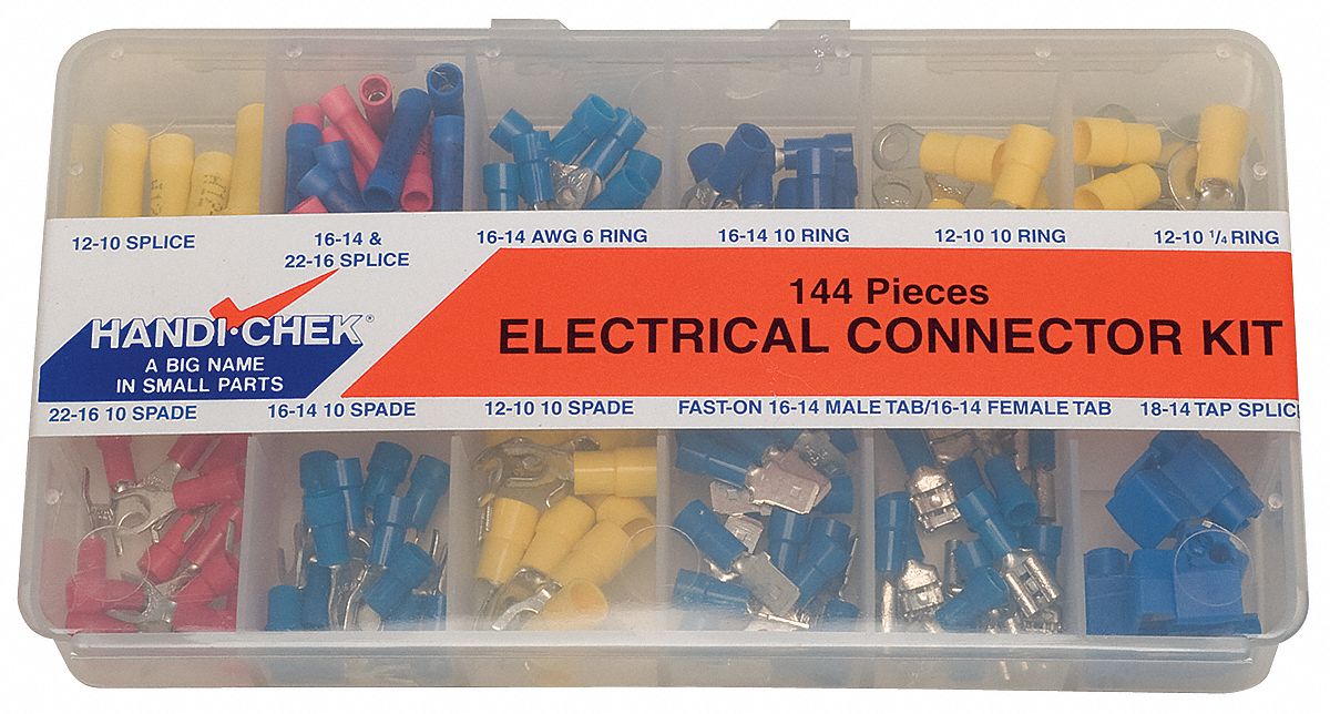 3KUN1 - Electrical Connector Asst 144 Pcs