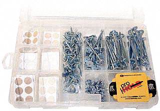 3KUN5 - Screw/Powerhead Asst 9/16 In 158 Pcs