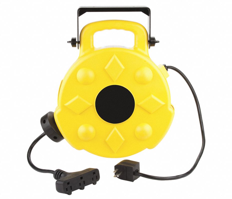 BAYCO Carrete de Cable Retráctil 120VCA Comercial: Número de Salidas: 3